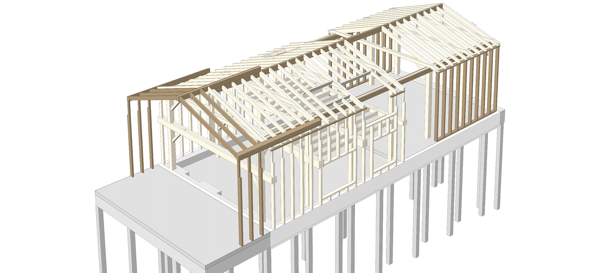 houtconstructie Castricum in voorbereiding